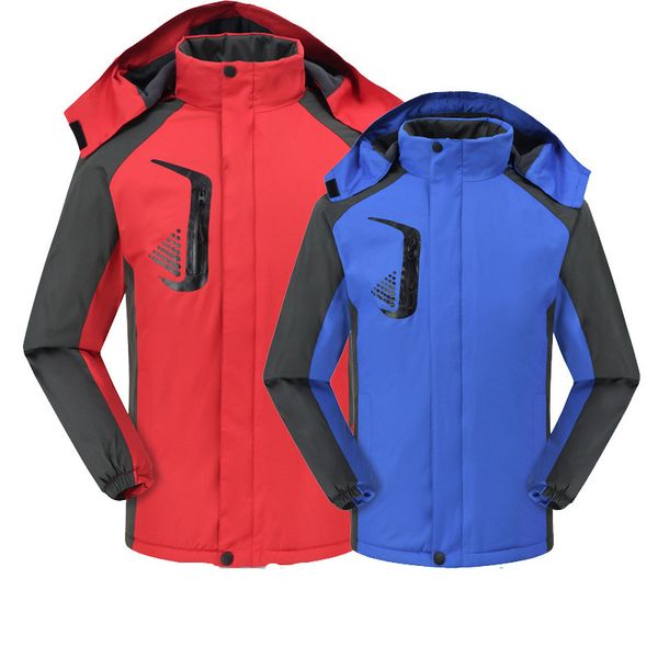 new hiking jackets autumn winter men women plus velvet lining thick warm hooded coats outdoor camping climbing windbreaker m-4xl, Blue;black
new hiking jackets autumn winter men women plus velvet lining thick warm hooded coats outdoor camping climbing windbreaker m-4xl, Blue;black