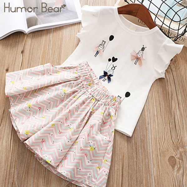 humor bear girls clothes 2019 brand little girl pattern design girls clothing sets baby clothes toddler girl +pant 2-6y y200525, White
humor bear girls clothes 2019 brand little girl pattern design girls clothing sets baby clothes toddler girl +pant 2-6y y200525, White