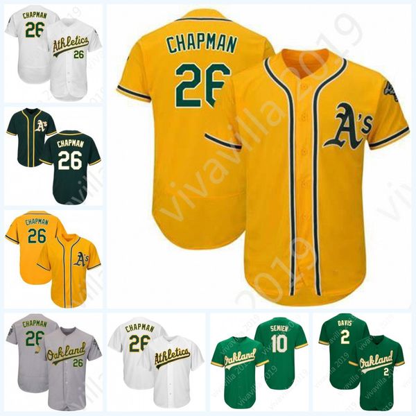 26 Matt Chapman 2 Khris Davis Oakland Marcus Semien Ramon Laureano Jurickson Profar Chad Pinder Nick Hundley Josh Phegley Athletics Jersey
26 Matt Chapman 2 Khris Davis Oakland Marcus Semien Ramon Laureano Jurickson Profar Chad Pinder Nick Hundley Josh Phegley Athletics Jersey