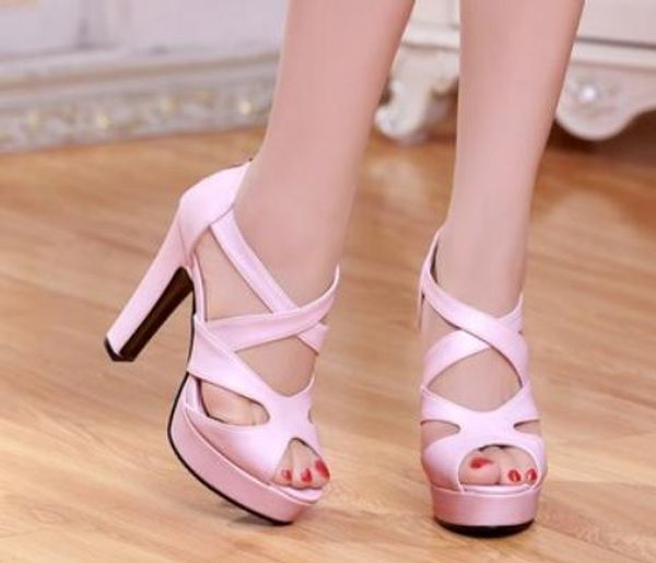 2019 women's sandals in summer with new style high heel coarse heel waterproof table @57, Black
2019 women's sandals in summer with new style high heel coarse heel waterproof table @57, Black