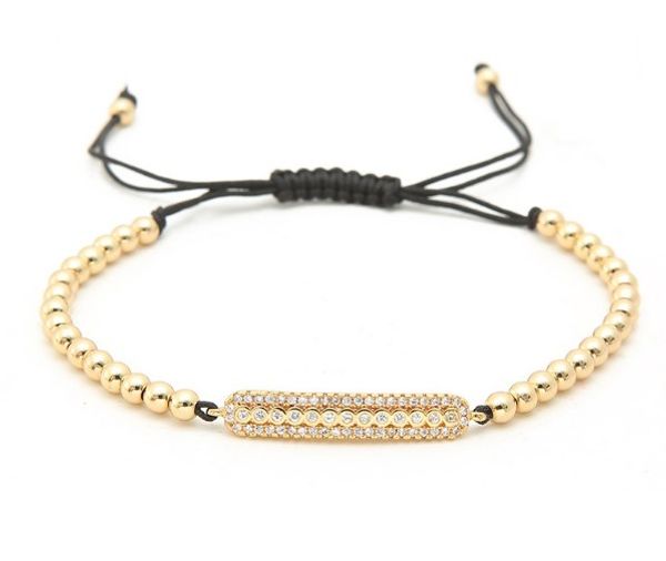gold silver micro pave cz cubic zirconia rope adjusted copper beads bracelet charm braided bangles party jewelry g4324, Black
gold silver micro pave cz cubic zirconia rope adjusted copper beads bracelet charm braided bangles party jewelry g4324, Black