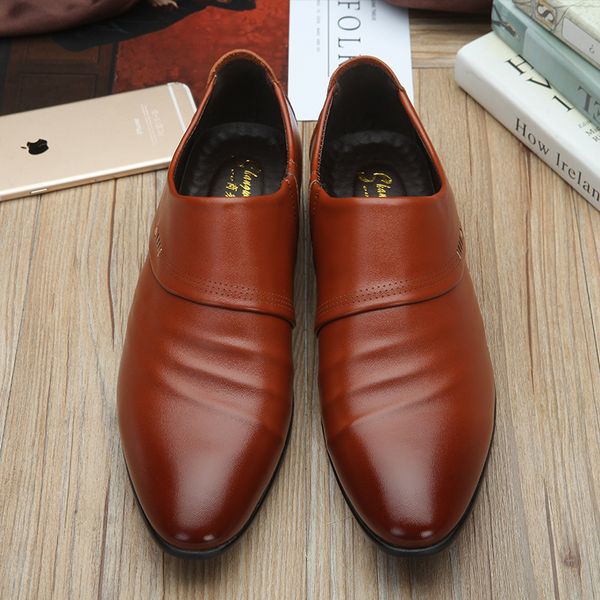 2019 big size fashion mature man soft leather shoes flats shoes wedding business dress slip on pointed toe c1-78, Black
2019 big size fashion mature man soft leather shoes flats shoes wedding business dress slip on pointed toe c1-78, Black