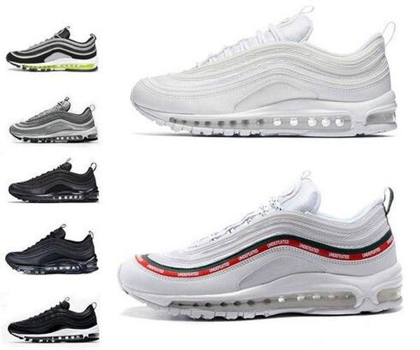 2018 97 97 og undftd undefeated triple white running hoe 97 og metallic gold ilver bullet men trainer women port neaker 
2018 97 97 og undftd undefeated triple white running hoe 97 og metallic gold ilver bullet men trainer women port neaker