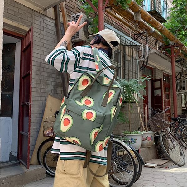 cartoon fruit print lady backpack large capacity student travel school backpack
cartoon fruit print lady backpack large capacity student travel school backpack