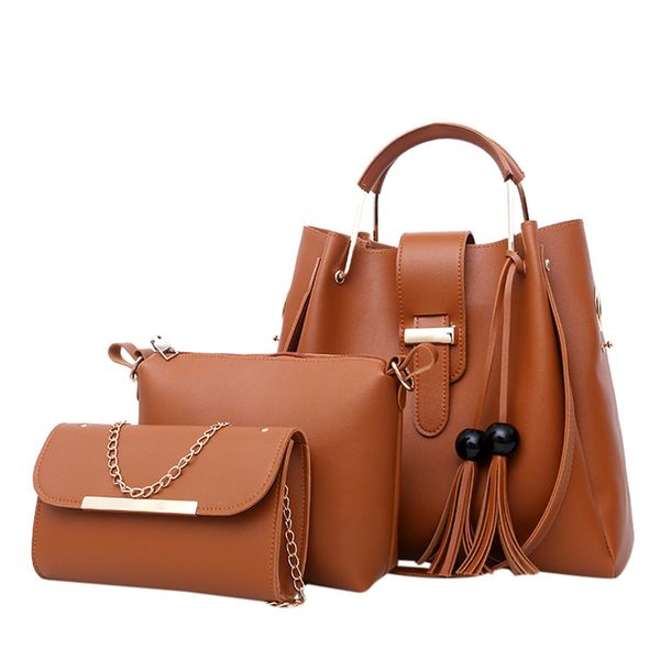 women set bag 3pcs leisure leather shoulder bags 2019 fashion handbag messenger bag ladies solid color three-piece bags
women set bag 3pcs leisure leather shoulder bags 2019 fashion handbag messenger bag ladies solid color three-piece bags