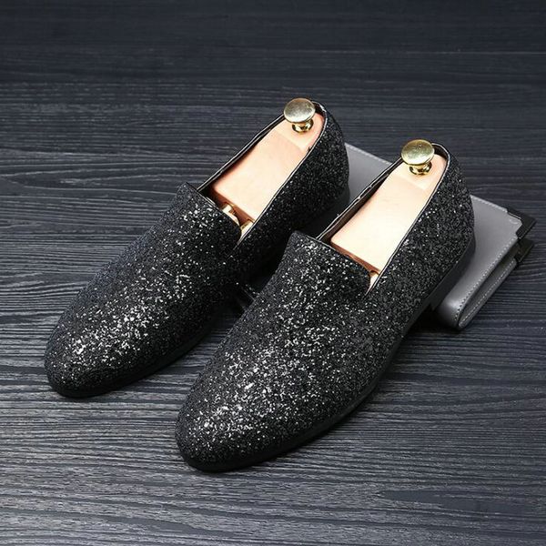 male driver dress loafers pointed toe moccasin wedding sequin shoes fashion men leather casual flat slip-on shoes 48 a51-41, Black
male driver dress loafers pointed toe moccasin wedding sequin shoes fashion men leather casual flat slip-on shoes 48 a51-41, Black