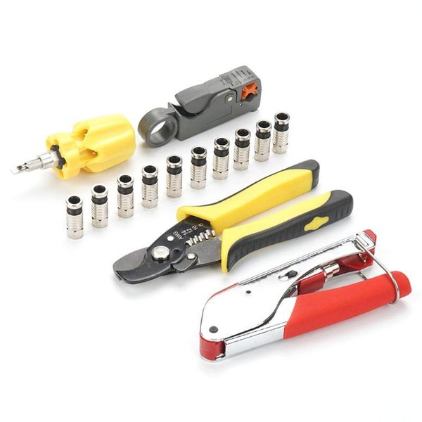 14pcs/set wire stripping tool network connectors pp and alloy cable saves time effort wire tester portable phone cable crimper
14pcs/set wire stripping tool network connectors pp and alloy cable saves time effort wire tester portable phone cable crimper
