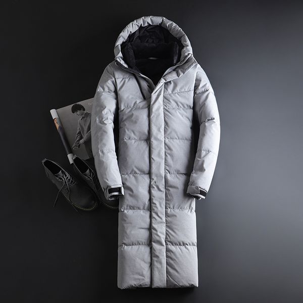 winter 90% white duck down overcoat new pattern men's thickening x-long down jackets slim keep warm hooded jacket male tide, Black
winter 90% white duck down overcoat new pattern men's thickening x-long down jackets slim keep warm hooded jacket male tide, Black