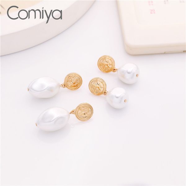 comiya brand dangle earring fashion gold color zinc alloy charm acrylic pearl pendant drop earring brinco vintage korean jewelry, Silver
comiya brand dangle earring fashion gold color zinc alloy charm acrylic pearl pendant drop earring brinco vintage korean jewelry, Silver