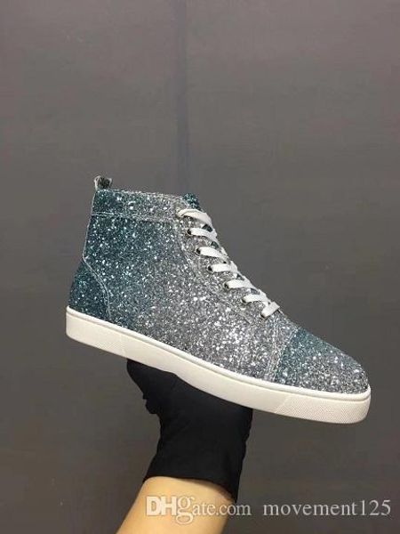 special offer glitter leather casual shoes high fashion red bottom casual women,men designer walking red sole flat size 35-46, Black
special offer glitter leather casual shoes high fashion red bottom casual women,men designer walking red sole flat size 35-46, Black