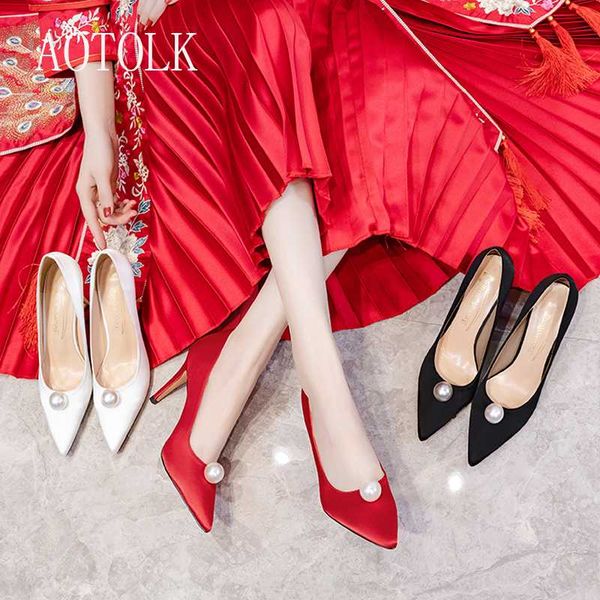 women high heels silk shoes pumps woman pearl white black summer microfiber fashion wedding shoes 2020 large size
women high heels silk shoes pumps woman pearl white black summer microfiber fashion wedding shoes 2020 large size