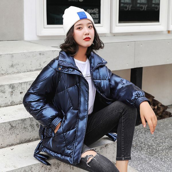 2019 мода ленты глянцевая parka женщины зимняя куртка хлопок мягкий теплый сгущает стенд воротник короткие пальто parka женские куртки, Black
2019 мода ленты глянцевая parka женщины зимняя куртка хлопок мягкий теплый сгущает стенд воротник короткие пальто parka женские куртки, Black