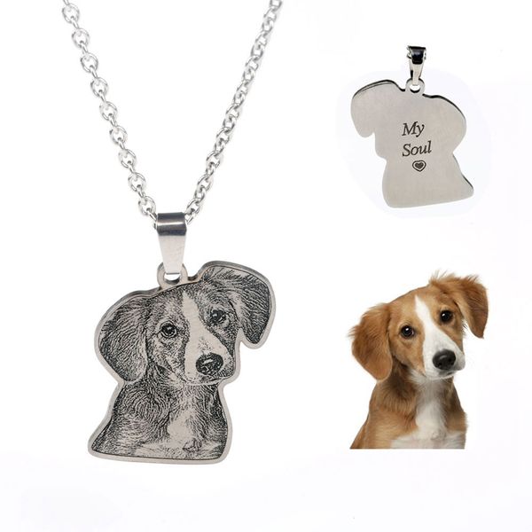 custom personalized pet/cat/dog p necklace pendants stainless steel engrave name necklace women men jewelry memorial gift, Silver
custom personalized pet/cat/dog p necklace pendants stainless steel engrave name necklace women men jewelry memorial gift, Silver