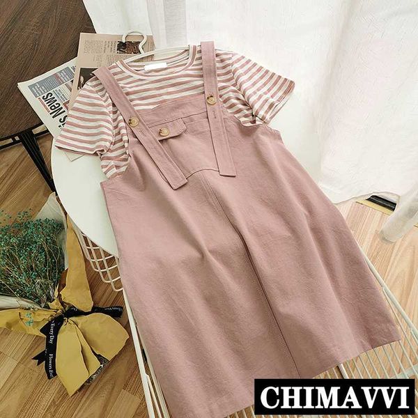 girls sweet dress suit women's 2020 new summer casual striped t-shirt + solid suspender skirt two-piece set, White
girls sweet dress suit women's 2020 new summer casual striped t-shirt + solid suspender skirt two-piece set, White