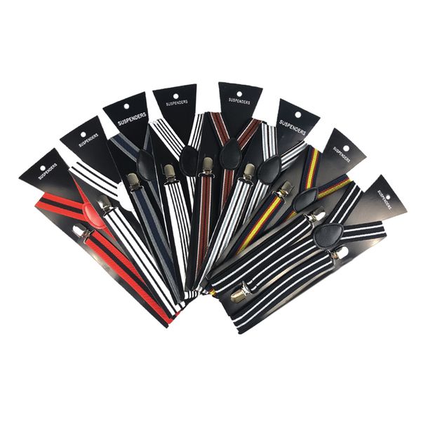 winfox fashion clip-on braces elastic adjustable black white blue striped suspenders for women mens
winfox fashion clip-on braces elastic adjustable black white blue striped suspenders for women mens