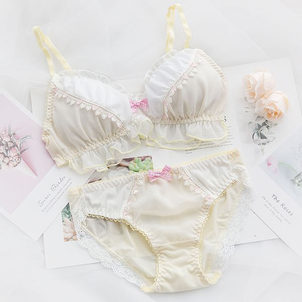 japanese small fresh peach pink comfortable bra & panty set lovely young girl sweet bow ruffles underwear suit female, Red;black
japanese small fresh peach pink comfortable bra & panty set lovely young girl sweet bow ruffles underwear suit female, Red;black