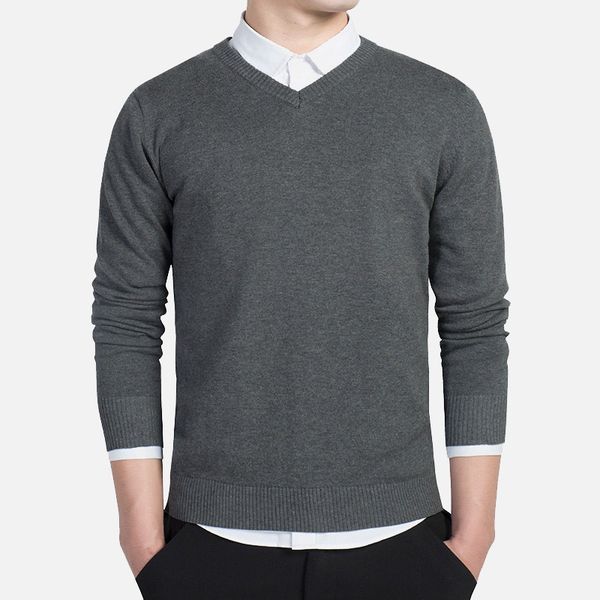 autumn new simple casual business men pullover long sleeve slim fit mens sweater plus size male sweaters 2019, White;black
autumn new simple casual business men pullover long sleeve slim fit mens sweater plus size male sweaters 2019, White;black