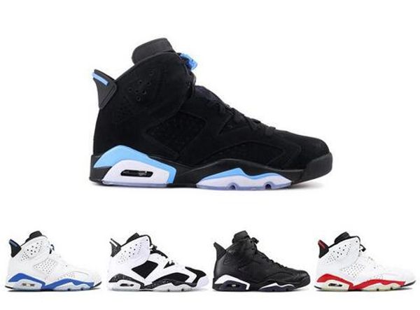 2019 6 mens basketball shoes 6s Hare Carmine White Infrared Black Cat sports blue Olympic Oreo Angry bull Maroon sports sneakers