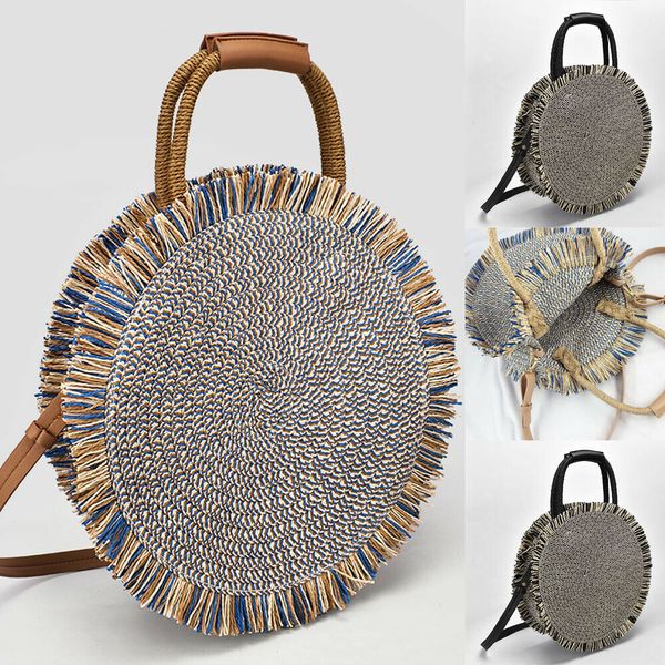 2019 newest hot straw bag summer beach rattan handmade tassel shoulder bags wicker weave round handbag crossbody
2019 newest hot straw bag summer beach rattan handmade tassel shoulder bags wicker weave round handbag crossbody