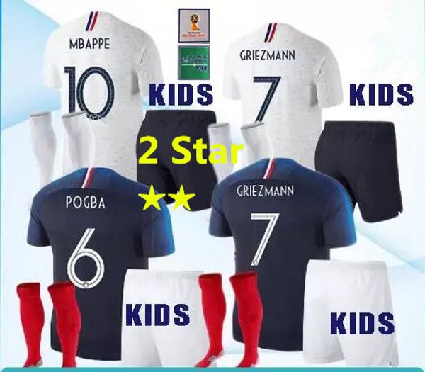 Kid 2 tar 18 19 franch mbappe pogba occer jer ey 2018 france world cup dembele griezmann kante maillot de foot football hirt
Kid 2 tar 18 19 franch mbappe pogba occer jer ey 2018 france world cup dembele griezmann kante maillot de foot football hirt