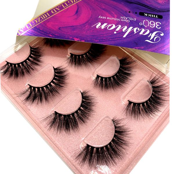 4 pairs natural false eyelashes fake lashes long makeup 3d mink lashes eyelash extension mink eyelashes for beauty
4 pairs natural false eyelashes fake lashes long makeup 3d mink lashes eyelash extension mink eyelashes for beauty