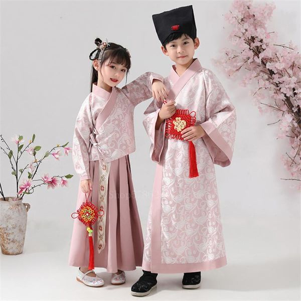 stage wear children ancient chinese costume girl hanfu dress vintage tang baby boy kids folk dance traditional clothing festival outfits, Black;red
stage wear children ancient chinese costume girl hanfu dress vintage tang baby boy kids folk dance traditional clothing festival outfits, Black;red