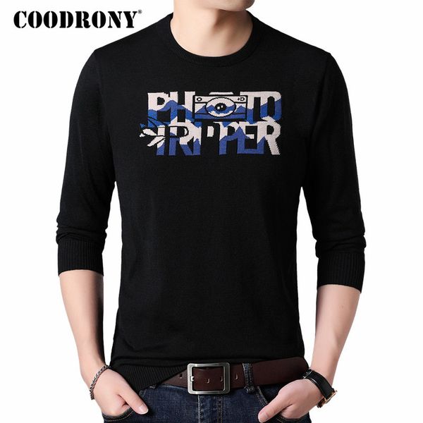 coodrony sweater pullover men clothes 2018 autumn winter cashmere wool mnes sweaters casual o-neck letter parttern pull homme 33, White;black
coodrony sweater pullover men clothes 2018 autumn winter cashmere wool mnes sweaters casual o-neck letter parttern pull homme 33, White;black
