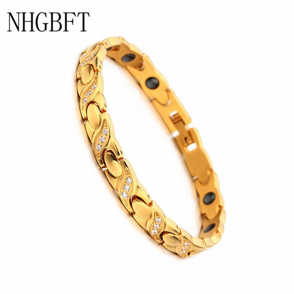 nhgbft черный желчный камень здоровое движение браслет для женщин мужские нержавеющая сталь cz магнитный браслет, Golden;silver
nhgbft черный желчный камень здоровое движение браслет для женщин мужские нержавеющая сталь cz магнитный браслет, Golden;silver