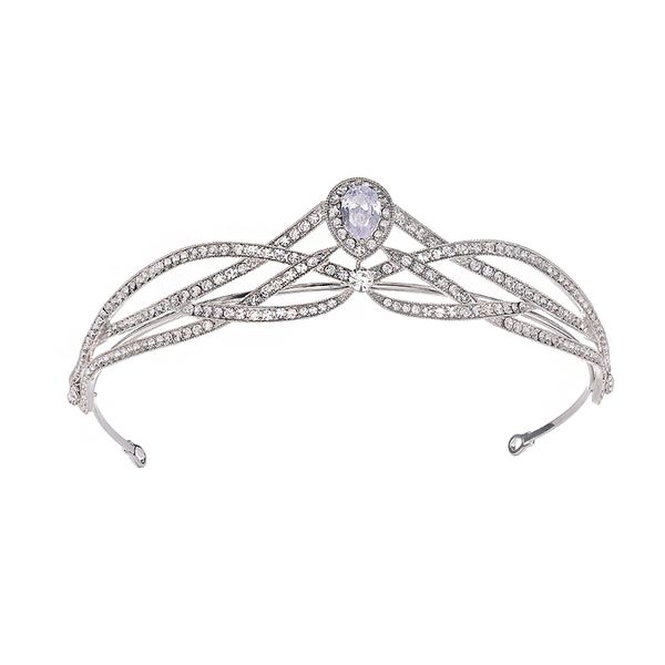 eseres vintage silver rhinestone tiara for queen wedding hair jewelry girls accessories women headbands, Golden;white
eseres vintage silver rhinestone tiara for queen wedding hair jewelry girls accessories women headbands, Golden;white