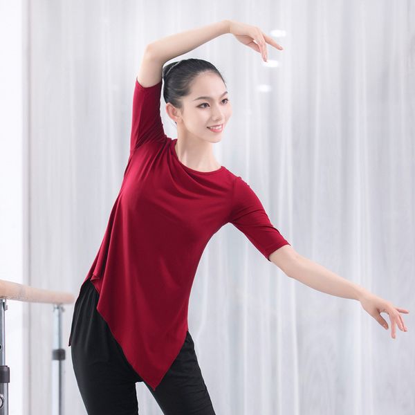 modal long sleeve modern oriental latin belly dance t shirt costume for women dancing clothes dancer wear clothing, Black;red
modal long sleeve modern oriental latin belly dance t shirt costume for women dancing clothes dancer wear clothing, Black;red