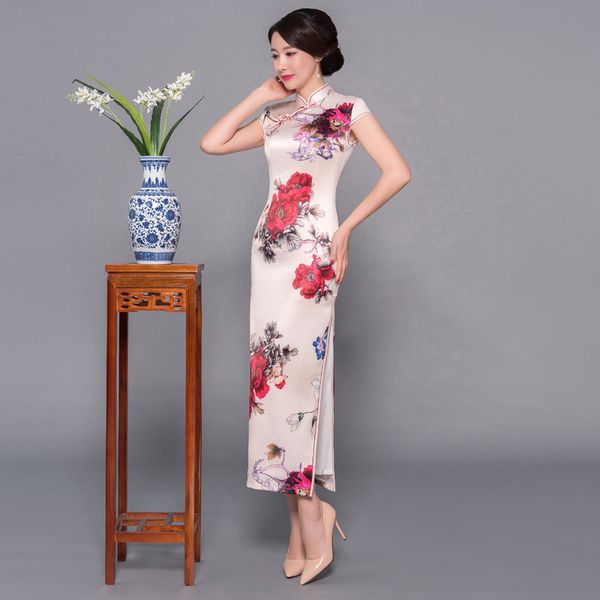 plus size 3xl 4xl handmade button novelty dress chinese traditional print mandarin collar long qipao short sleeve slim dress, Black;gray
plus size 3xl 4xl handmade button novelty dress chinese traditional print mandarin collar long qipao short sleeve slim dress, Black;gray