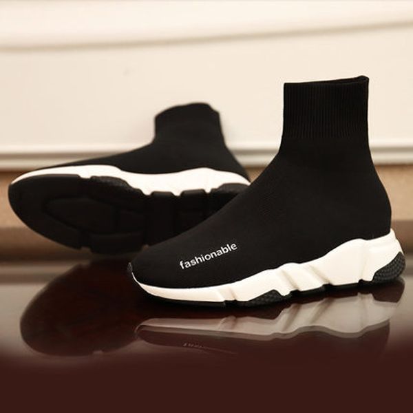 Spring new black socks shoes High-knit elastic breathable tennis shoes Young men and women fashion large size fitness shoes
Spring new black socks shoes High-knit elastic breathable tennis shoes Young men and women fashion large size fitness shoes