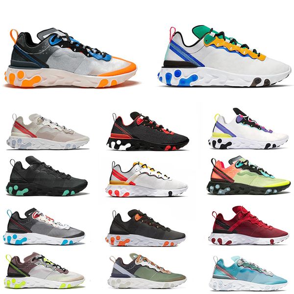 new style bred react element 87 55 casual shoes for men women white green tour yellow moss hyper pink red mens trainers sneakers, Black
new style bred react element 87 55 casual shoes for men women white green tour yellow moss hyper pink red mens trainers sneakers, Black