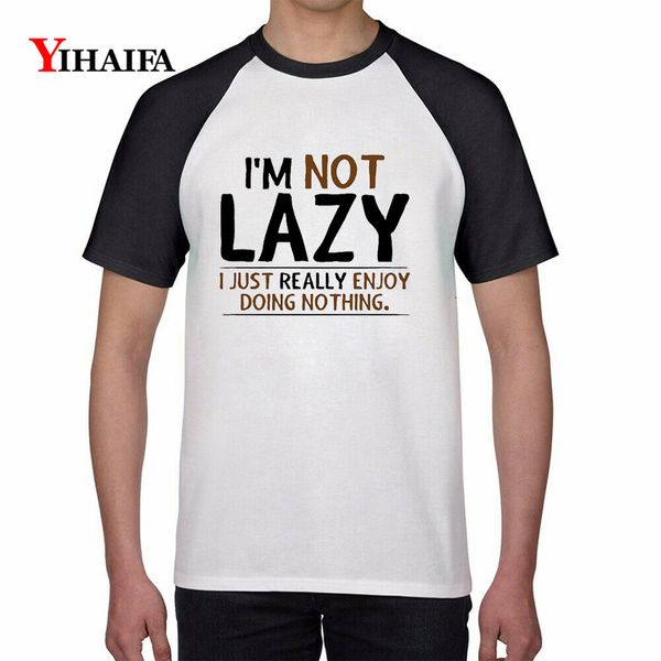 summer 3d print t shirts i am not lazy letters graphic tees mens womens white cotton t-shirt casual, White;black
summer 3d print t shirts i am not lazy letters graphic tees mens womens white cotton t-shirt casual, White;black