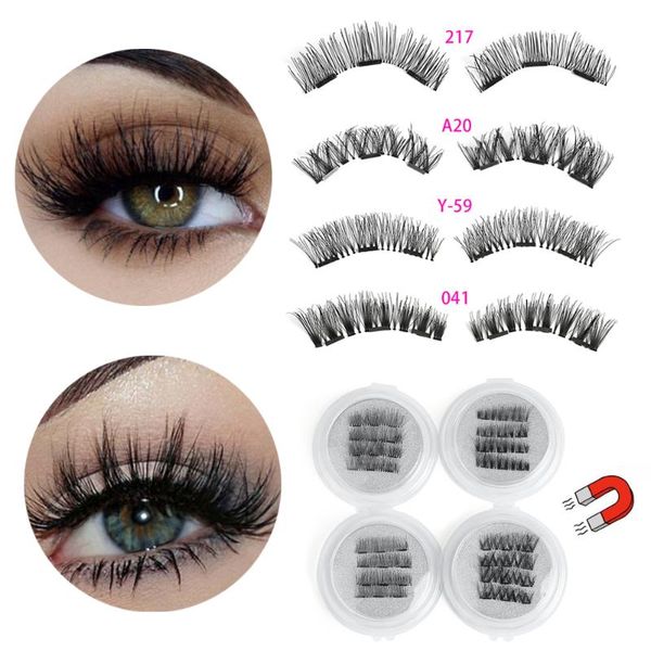 4 pcs glue-triple magnet false eyelashes full coverage cross wispy lashes extension tools handmade long cilia lash
4 pcs glue-triple magnet false eyelashes full coverage cross wispy lashes extension tools handmade long cilia lash