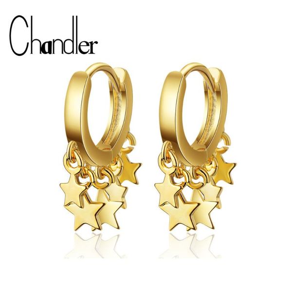 chandler new silver plated classic baby hoop earrings tassel star dangle huggie round alloy statement jewelry gift, Golden;silver
chandler new silver plated classic baby hoop earrings tassel star dangle huggie round alloy statement jewelry gift, Golden;silver