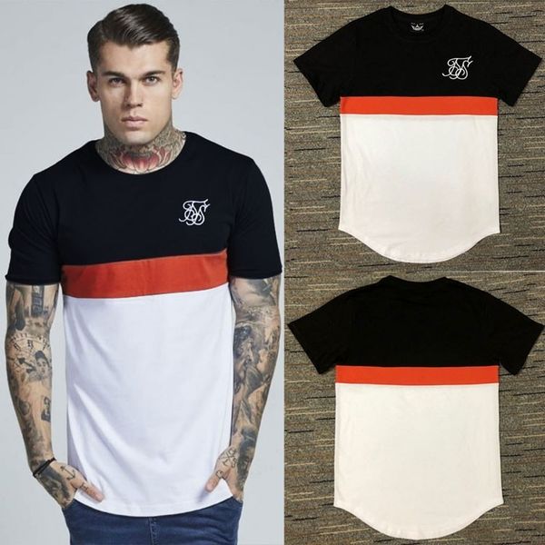 Мода Лето Сплайсинга Контраст Siksilk Футболка Вышивка Хлопок Хабар Футболки Скейтб
Мода Лето Сплайсинга Контраст Siksilk Футболка Вышивка Хлопок Хабар Футболки Скейтб