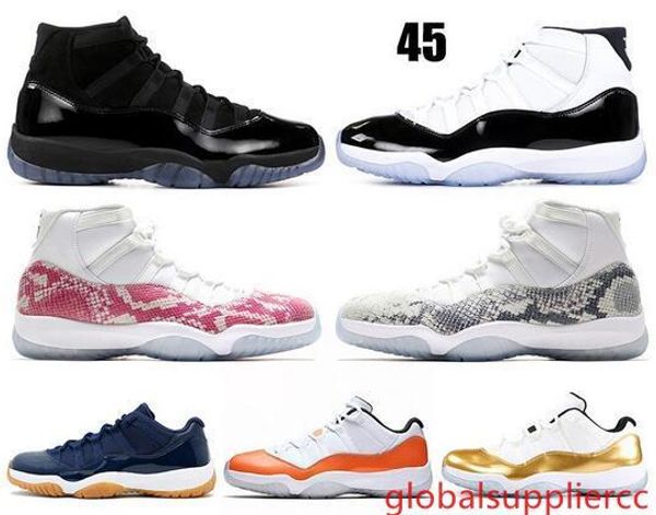 2019 new concord high 45 11 xi 11s men basketball shoes women cap gown prm heiress gym red chicago tint space jams sports shoes
2019 new concord high 45 11 xi 11s men basketball shoes women cap gown prm heiress gym red chicago tint space jams sports shoes