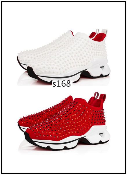 brand arrival krystal spike sock donna flat sneakers designer mens red bottoms shoes 8, Black
brand arrival krystal spike sock donna flat sneakers designer mens red bottoms shoes 8, Black