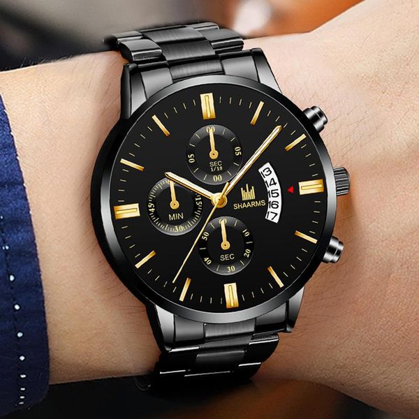 men luxury business quartz watch golden stainless steel band mens watches date calendar male clock relogio dropshipping, Slivery;brown
men luxury business quartz watch golden stainless steel band mens watches date calendar male clock relogio dropshipping, Slivery;brown