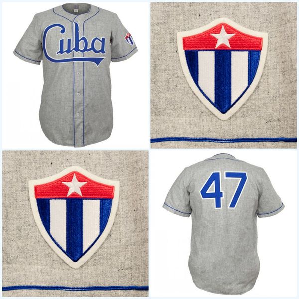 Cuba 1947 Road Jersey Any Player or Number Stitch Sewn All Stitched High Quality Free Shipping Baseball Jerseys
Cuba 1947 Road Jersey Any Player or Number Stitch Sewn All Stitched High Quality Free Shipping Baseball Jerseys