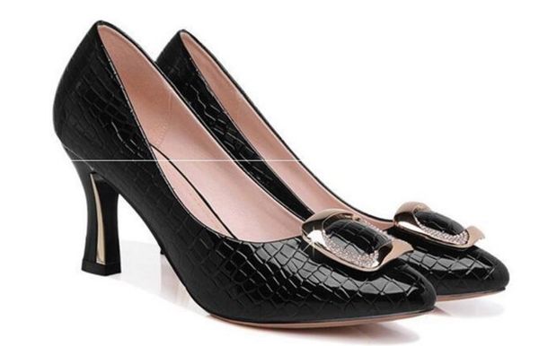 2019 women's shoes in spring and autumn with new style high heel fine heel pointed end @qq987979, Black
2019 women's shoes in spring and autumn with new style high heel fine heel pointed end @qq987979, Black