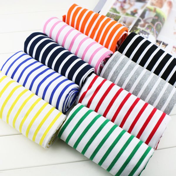 classic summer thin cotton yarn-dyed stripes stretch knit lycra fabric for t-shirt dress sweater cloth does not fade, Black;white
classic summer thin cotton yarn-dyed stripes stretch knit lycra fabric for t-shirt dress sweater cloth does not fade, Black;white