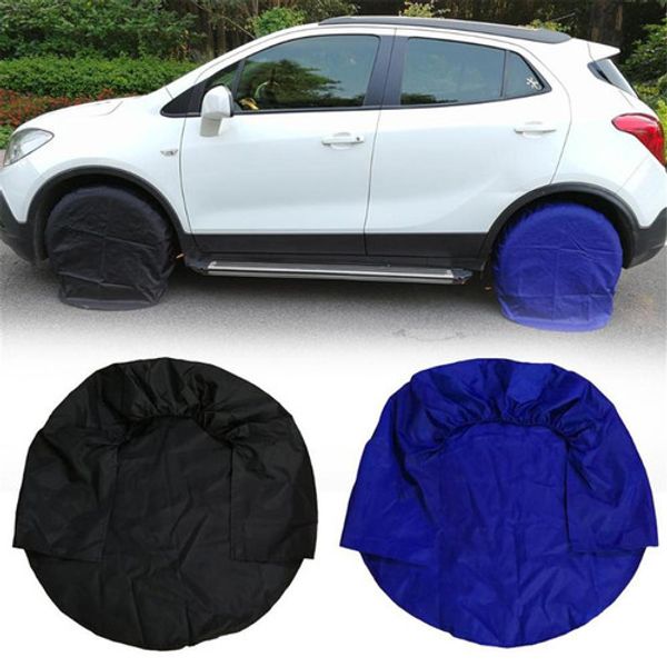

4pcs 32" wheel tire covers for rv truck car camper trailer 210d oxford fabric spare tyre cover automobiles accessories