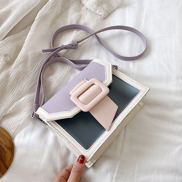 contrast color pu leather crossbody bag for women 2020 cute lady small shoulder messenger bag transparent tote purse travel bags
contrast color pu leather crossbody bag for women 2020 cute lady small shoulder messenger bag transparent tote purse travel bags