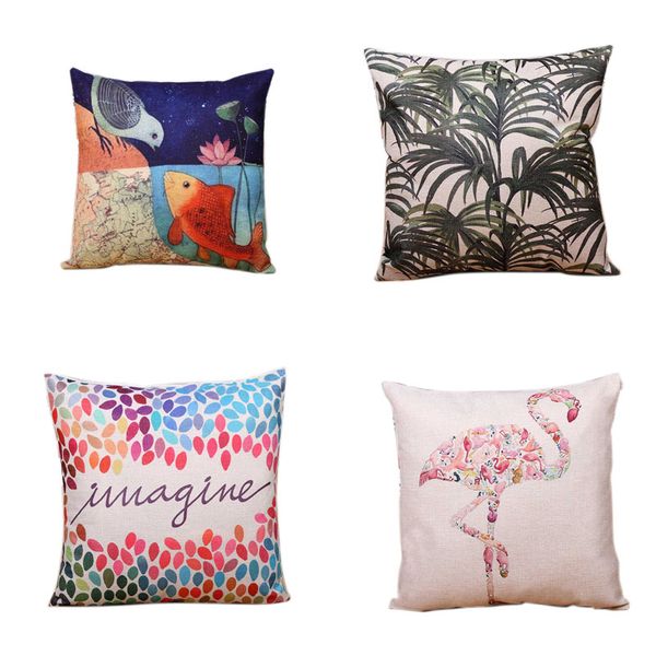 living series pillowcase linen pillow case covers feather letter dog flamingo fish bird dog tropical plant digital printing cushion cover
living series pillowcase linen pillow case covers feather letter dog flamingo fish bird dog tropical plant digital printing cushion cover