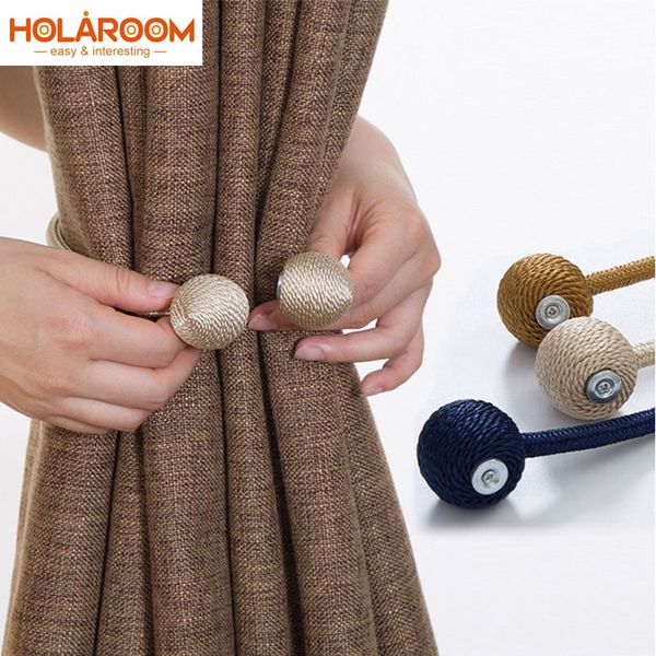 1pc magnetic curtain tieback solid color braided spherical chain buckle drapery holdback pink blue clip holders home decorations
1pc magnetic curtain tieback solid color braided spherical chain buckle drapery holdback pink blue clip holders home decorations