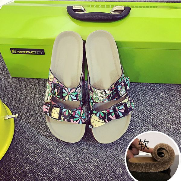 metal buckle cork sandals women belt strap babouche slides travel beach flipflops brand valentine' slippers y200620, Black
metal buckle cork sandals women belt strap babouche slides travel beach flipflops brand valentine' slippers y200620, Black
