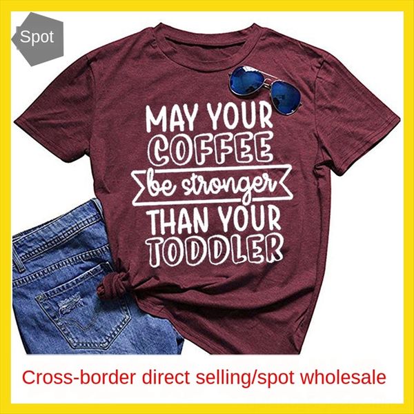women's may your coffee letter casual short sleeve women's dress may your coffee t-shirt dress letter casual short sleeve t-shirt, White
women's may your coffee letter casual short sleeve women's dress may your coffee t-shirt dress letter casual short sleeve t-shirt, White