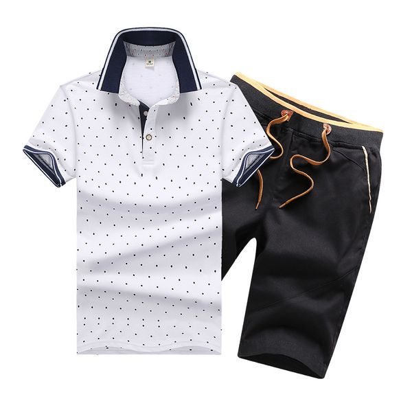 Summer Mens Tracksuit Printed Homme Sportsuit Men Lapel Neck Short Sleeves Pullover With Casual Jogger Pants Suits
Summer Mens Tracksuit Printed Homme Sportsuit Men Lapel Neck Short Sleeves Pullover With Casual Jogger Pants Suits